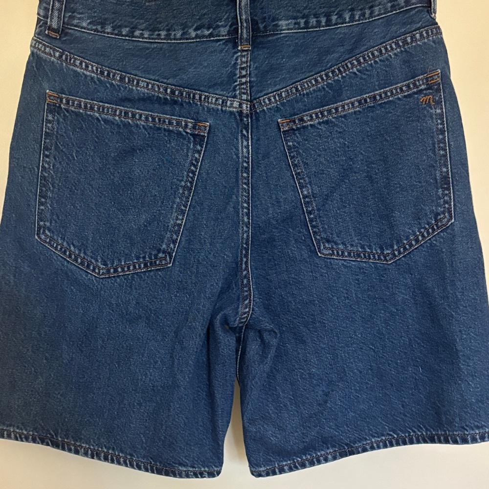 Madewell Blue Denim Shorts - Picture 4 of 6